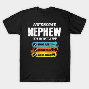 Awesome nephew checklist T-Shirt